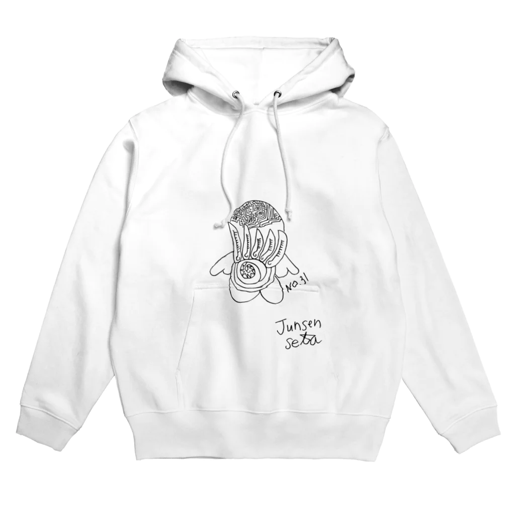 junsen　純仙　じゅんせんのJUNSEN(純仙)飛んでいこうどこまでも　春の胸騒ぎ Hoodie