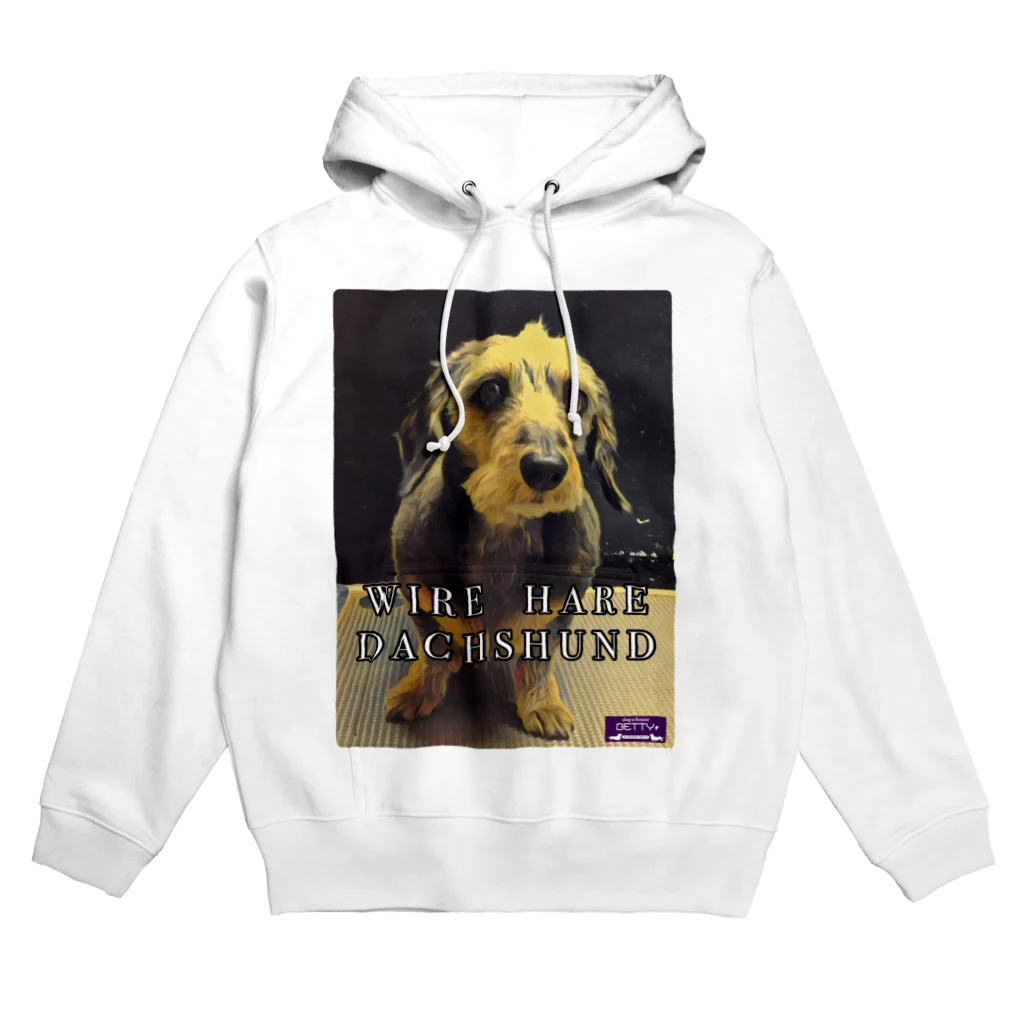 ドッグハウスベティのワイヤーダックスフンド Hoodie