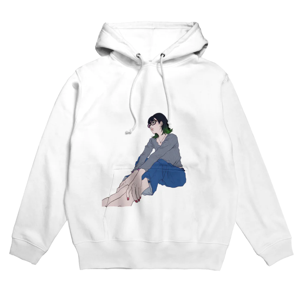 空き家のめがねっこ Hoodie