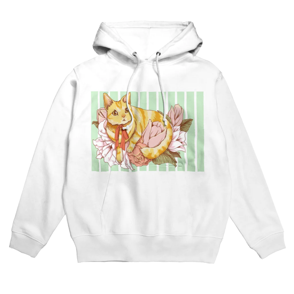 Lichtmuhleの栗色猫のイラスト Hoodie