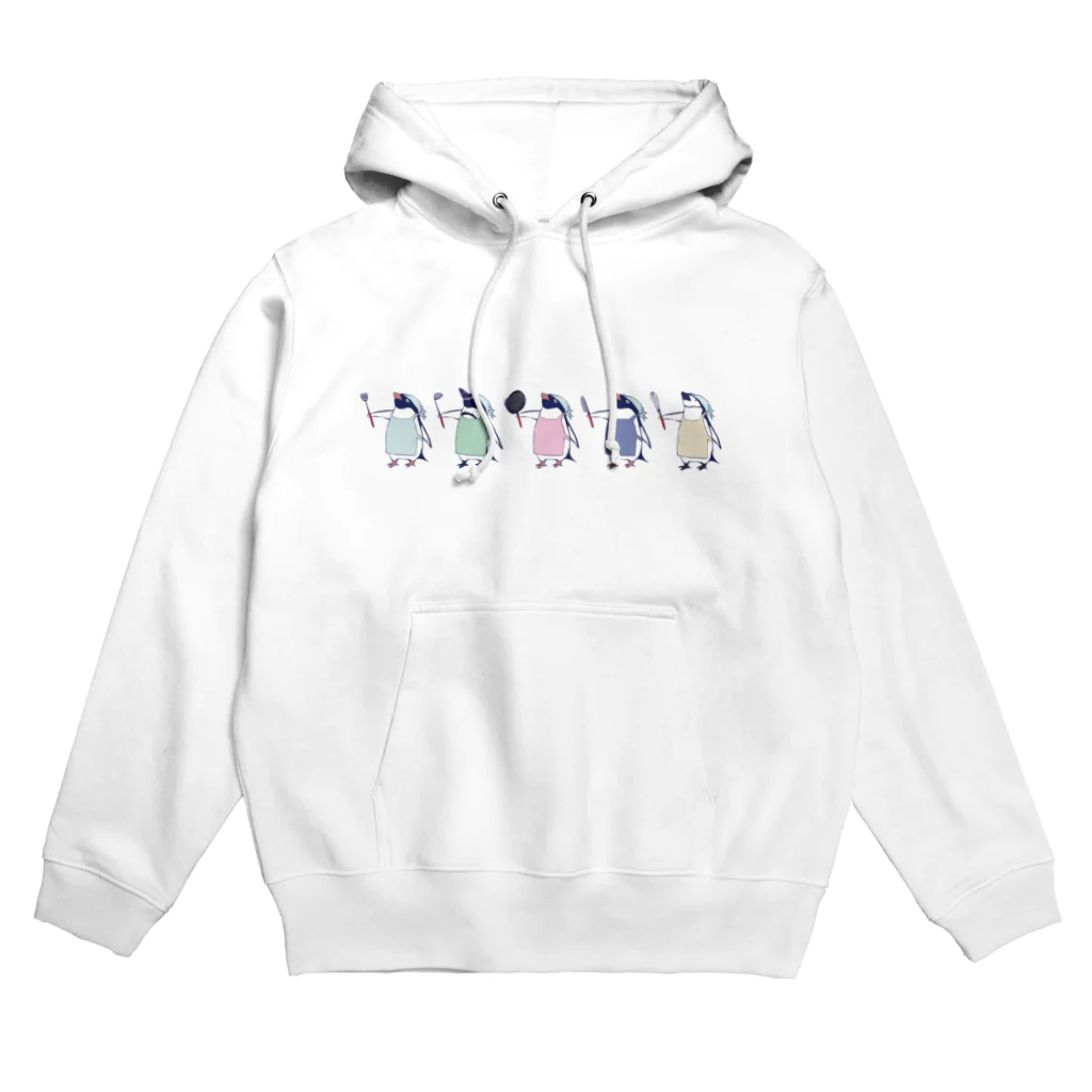 やぶのおりょうりペンギン（整列） Hoodie