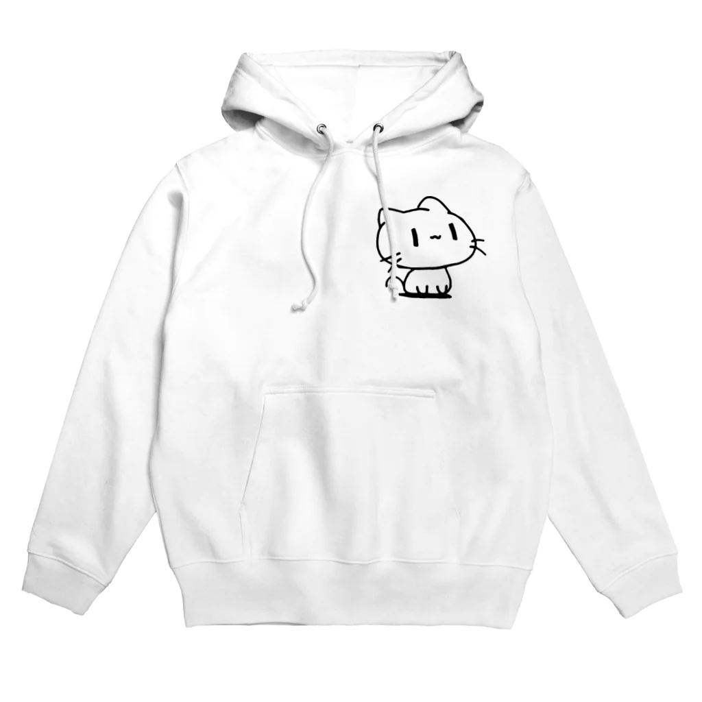 どどど素人のどどねこ-おすわり- Hoodie