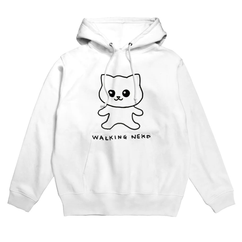 ネコグラシの歩いてやせる猫 Hoodie