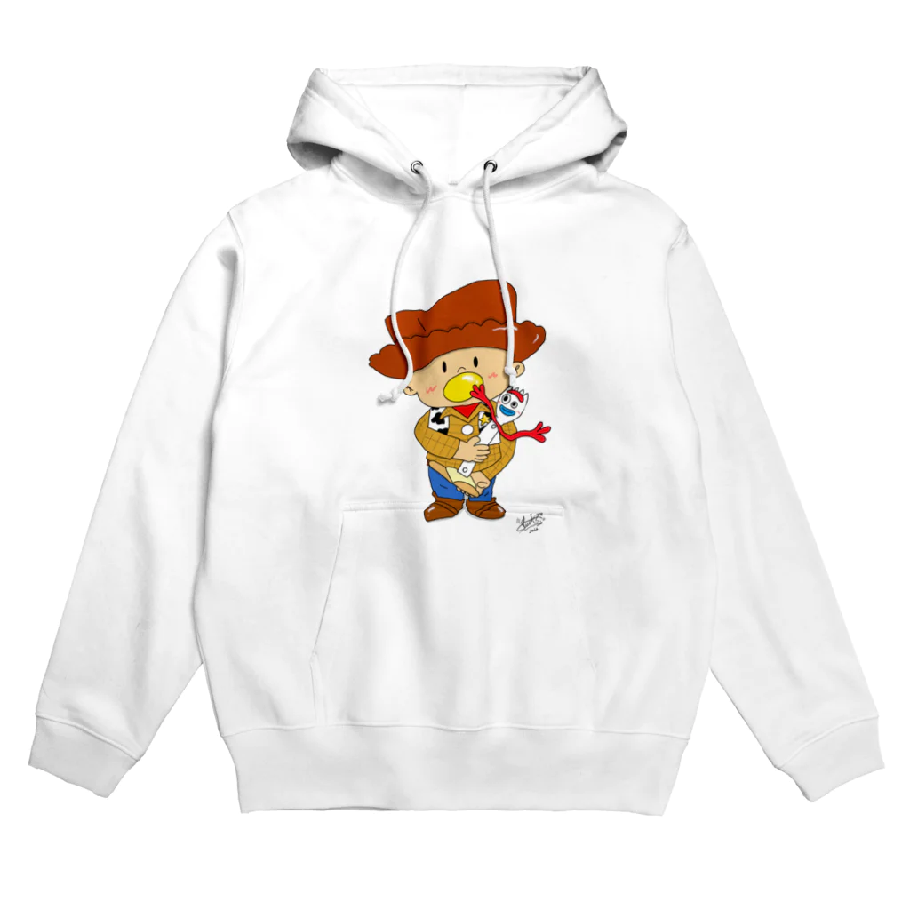 ベビーのあの人気キャラのコスプレベビちゃん Hoodie