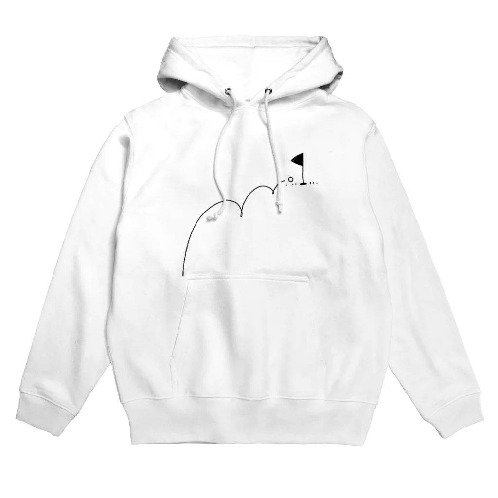 イラスト MONYAAT のホールインワン　ゴルフTシャツ Hoodie