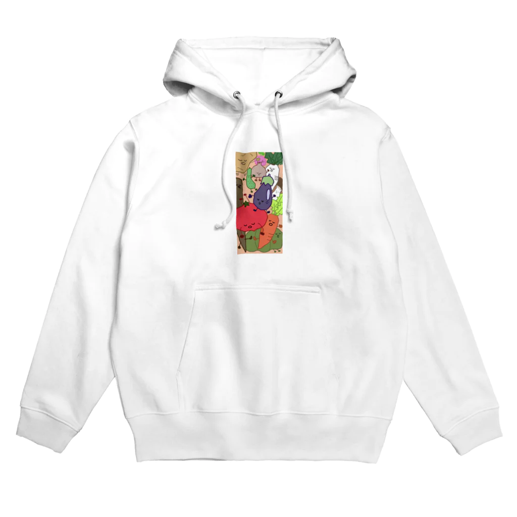 ほっこりのすやすやお野菜 Hoodie