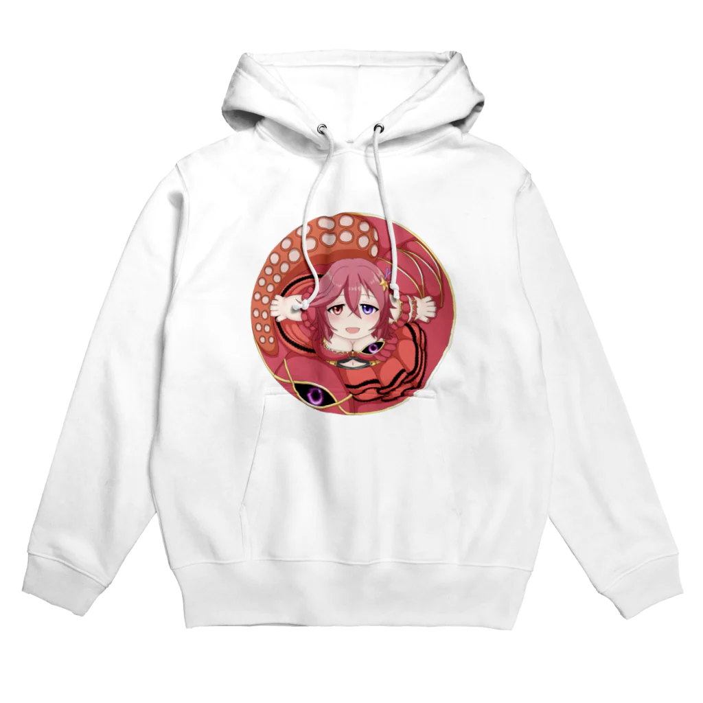 個人Vtuberテンタクル七海ショップSUZURI支店のまんまるテンタクル七海 Hoodie