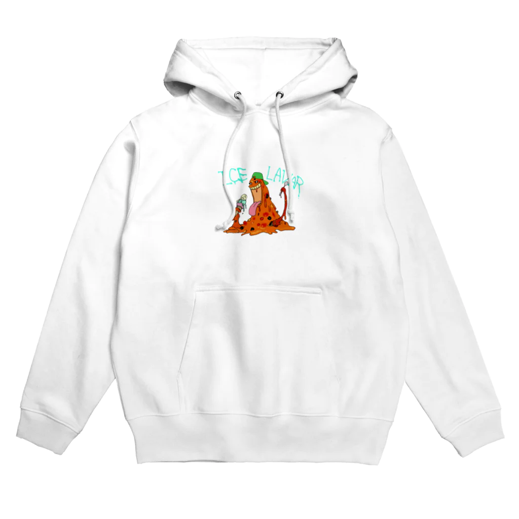 べーぐるおのイラストグッズのICE LAVAR Hoodie