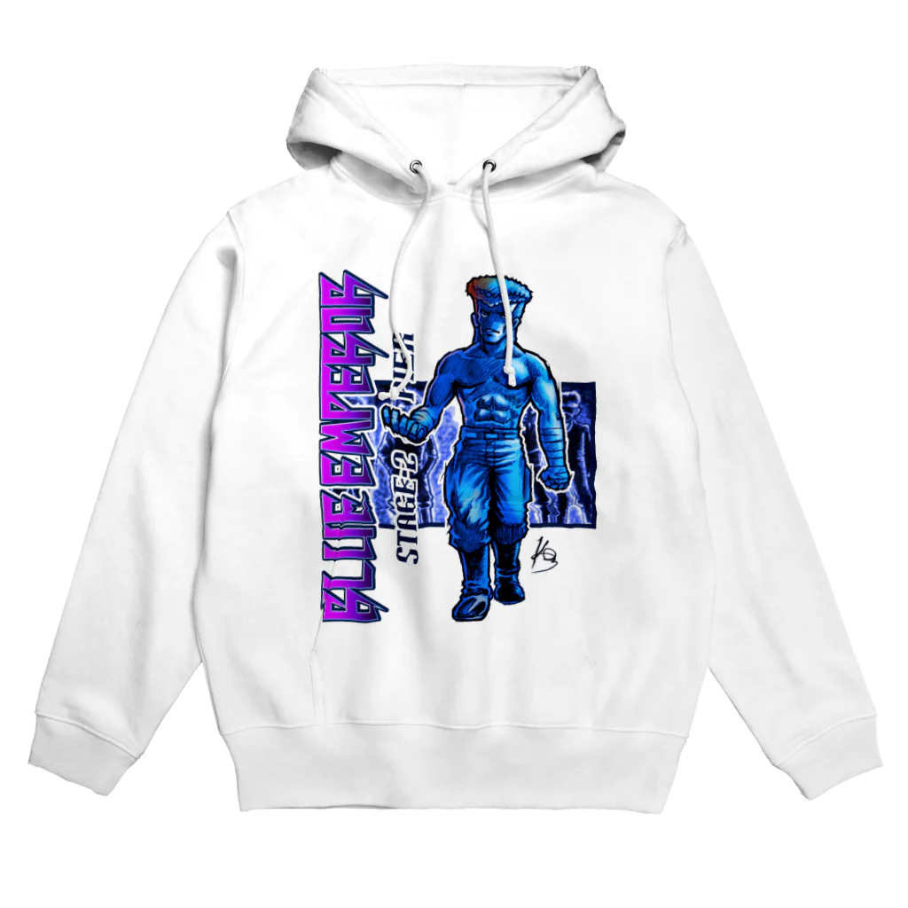 Kon-ART グッズショップのBLUE Emperorシンジver02 Hoodie