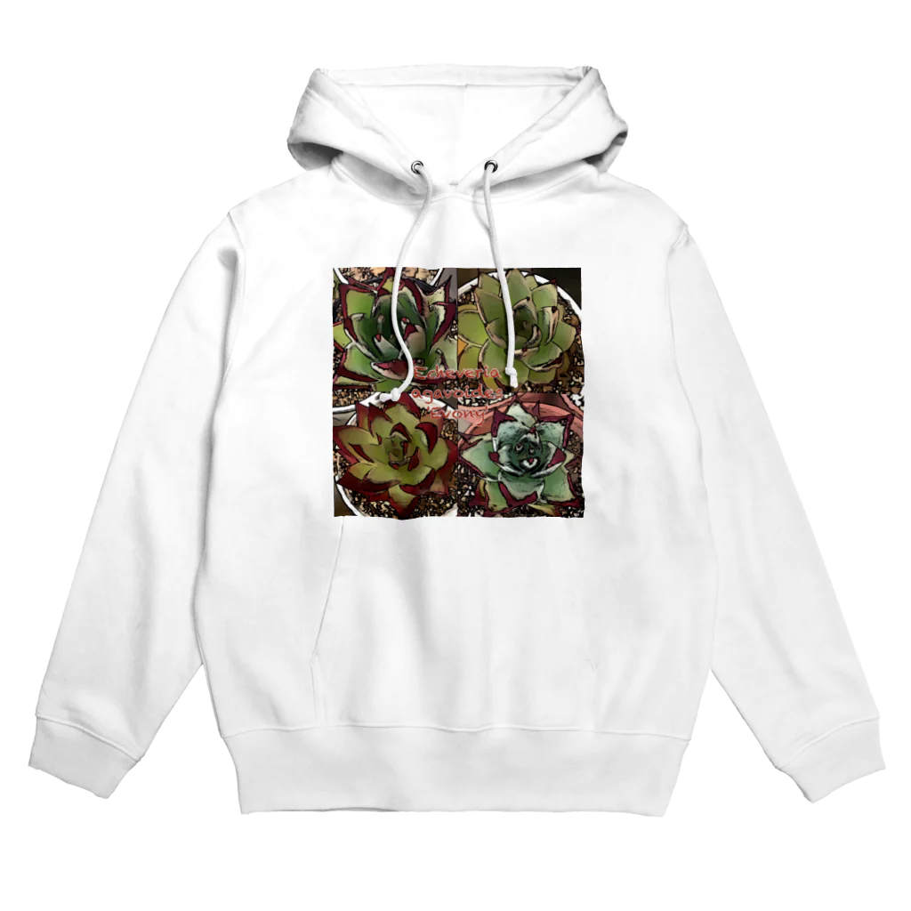 シアン猫の植物図鑑のエボニー詰め合わせ(加工Ｖｅｒ．) Hoodie