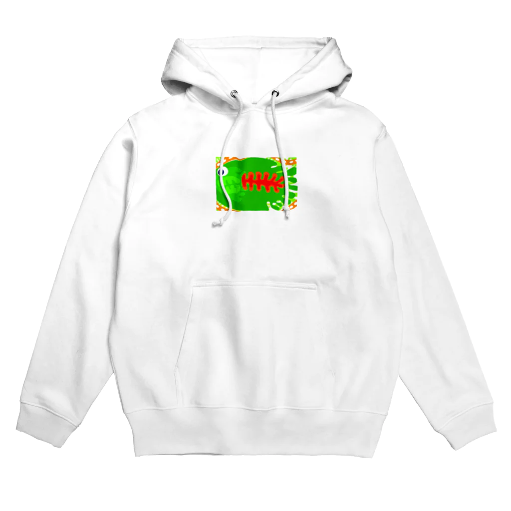 ymuseumの骨が丸見えのお魚 Hoodie