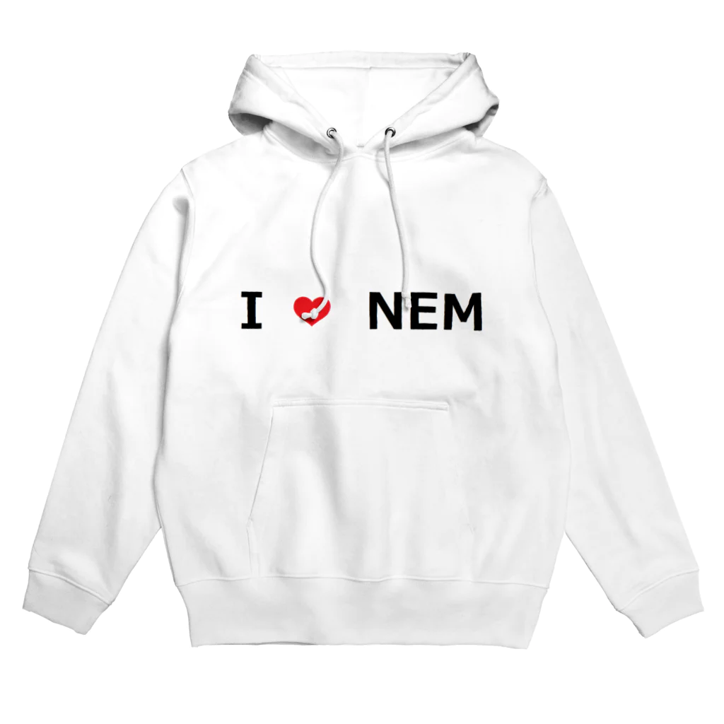 BBdesignのI Love NEM Hoodie