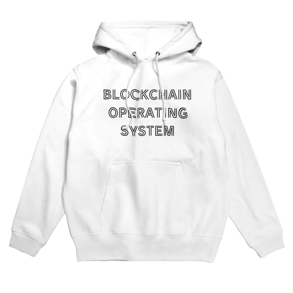 nownabeのBLOCKCHAIN OPERATING SYSTEM パーカー