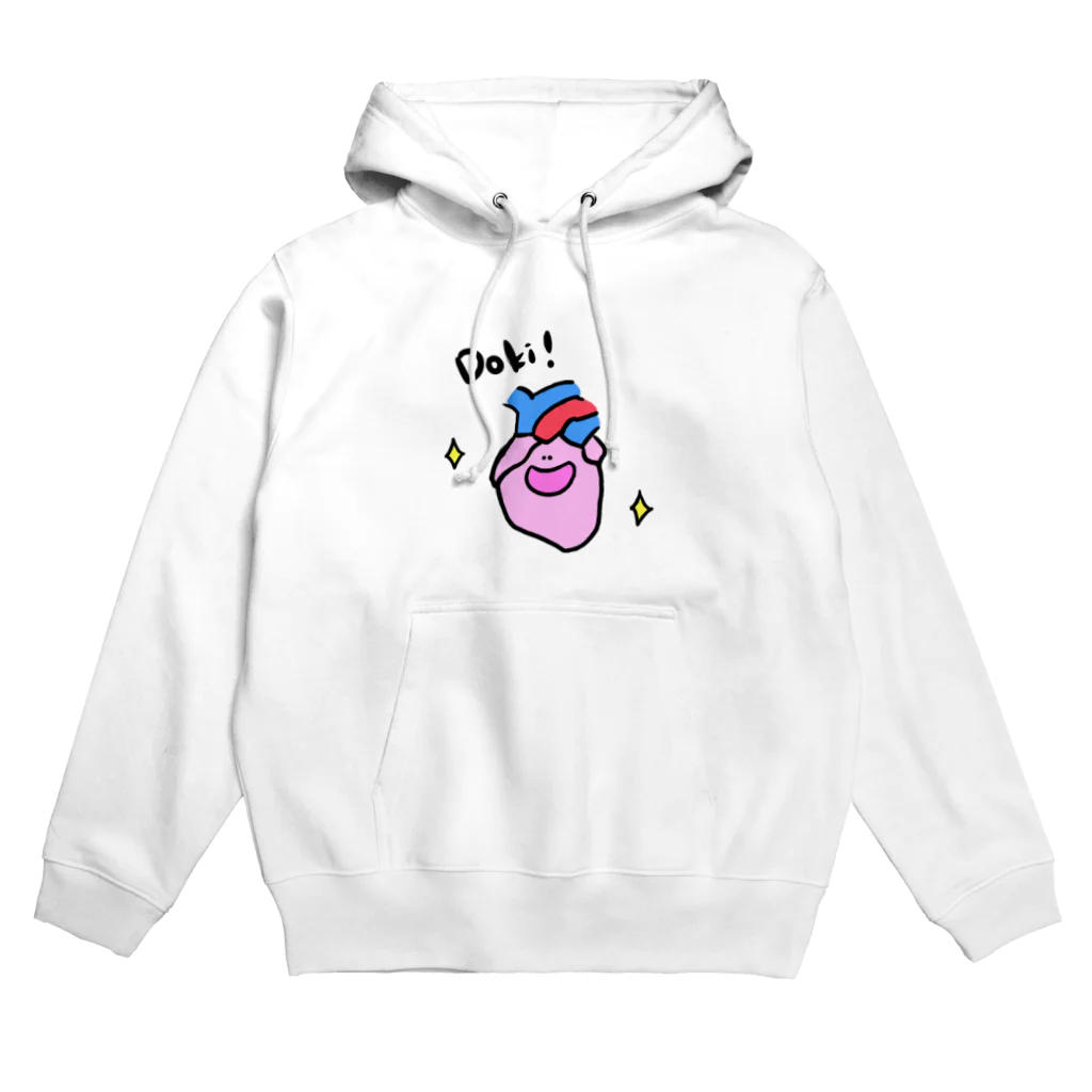 Dr.pepepe の陽気な血球やさんのドキ！キュンとする心臓 Hoodie