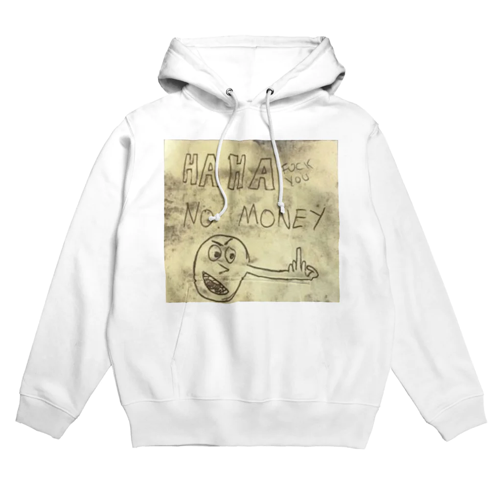 カネキセイトのHaha, fuck you No money Hoodie