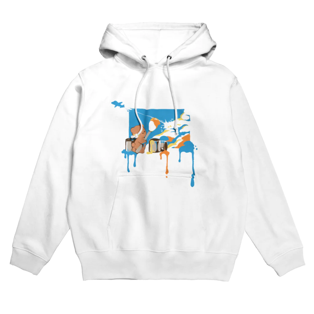 モコモコ本舗の飛行機雲 Hoodie