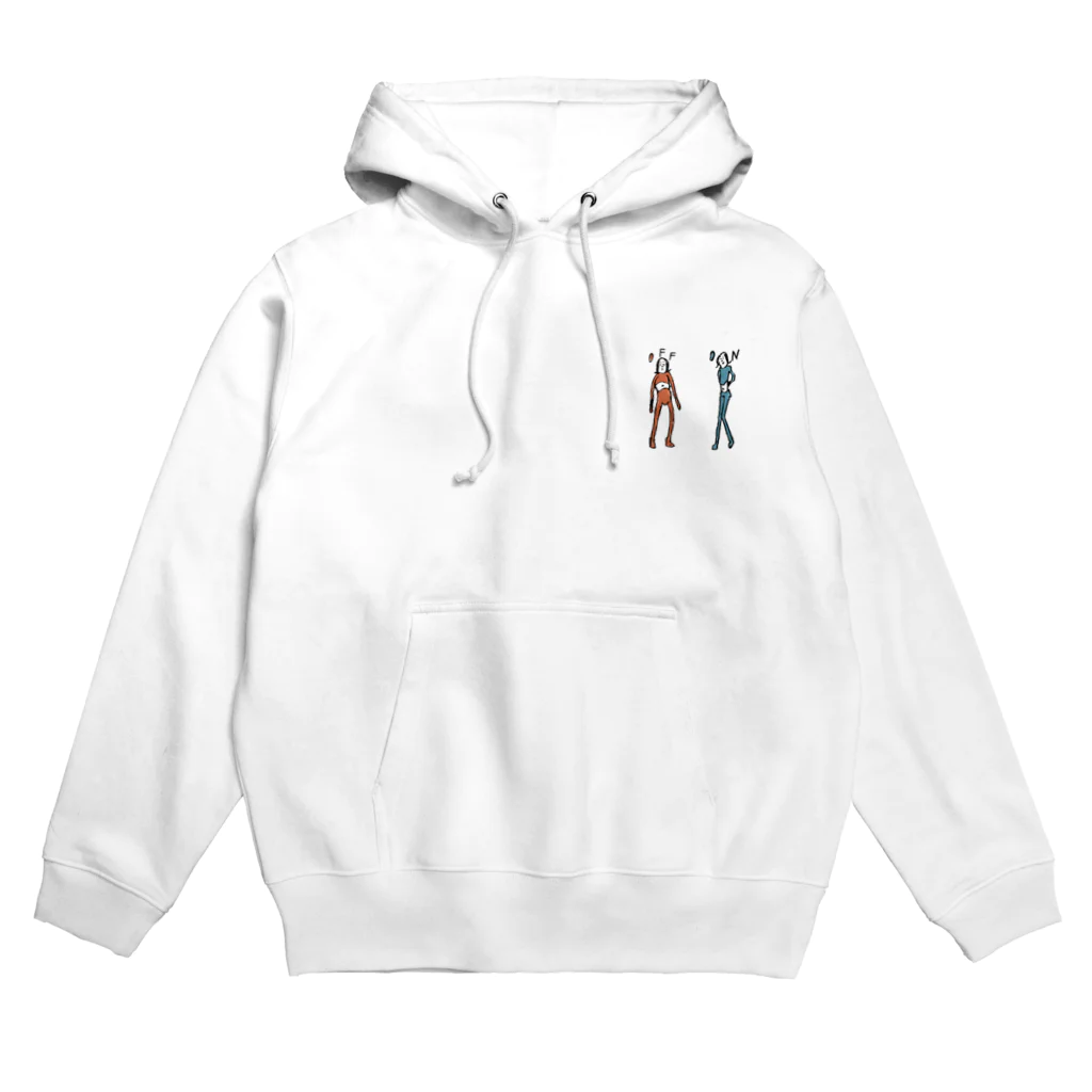 海老子のON/OFF グッズ Hoodie