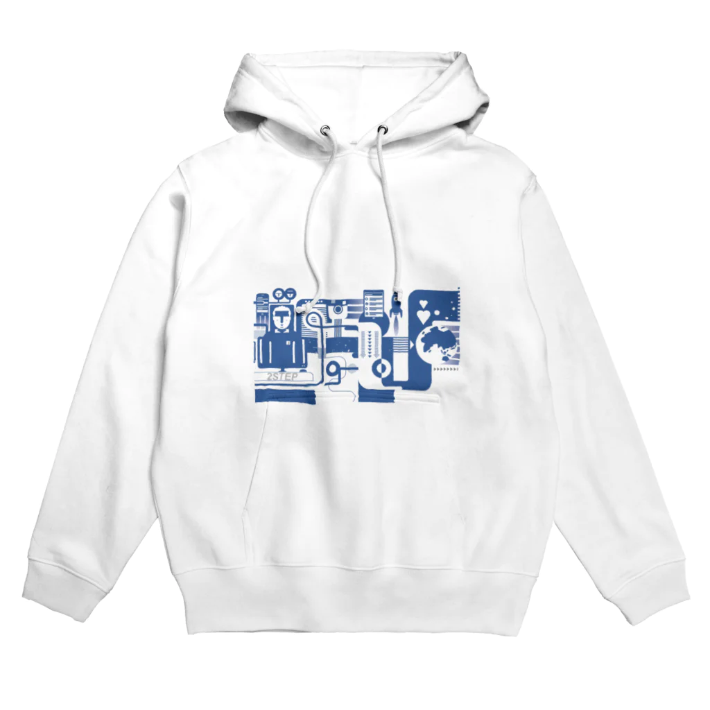 2step_by_Jrの未来 Hoodie