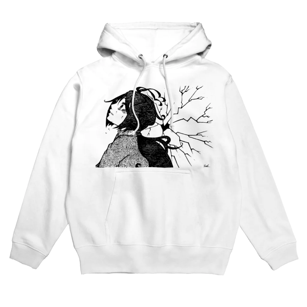 ないとめあ★ほらーはうす！の【感情に敗北】モノクロver. Hoodie