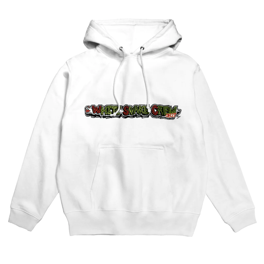 White Snake Crew 0827 公式ショップ【山口県岩国市】のWhite Snake Crew 0827ホワイトヘビー君 Hoodie