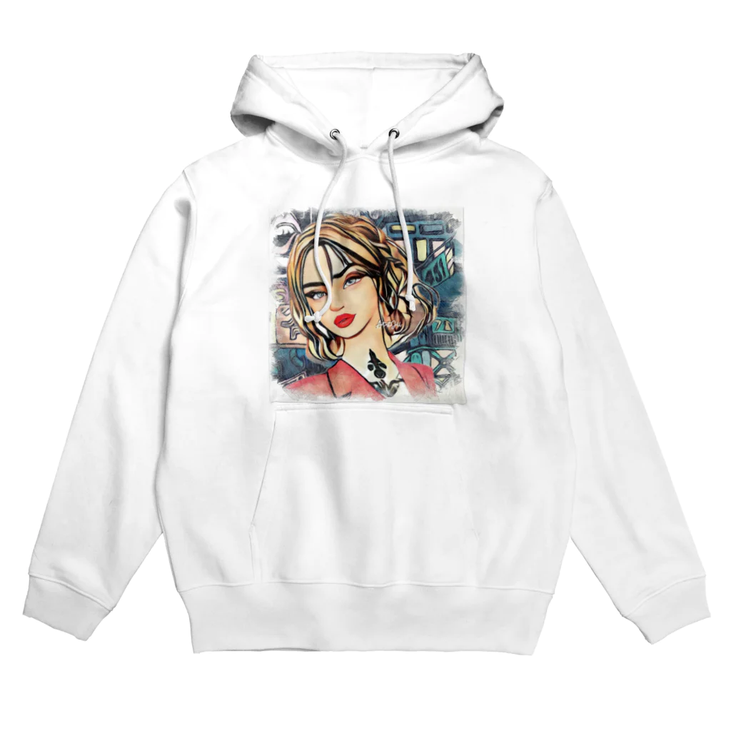 【ホラー専門店】ジルショップのアメリカン女性 Hoodie