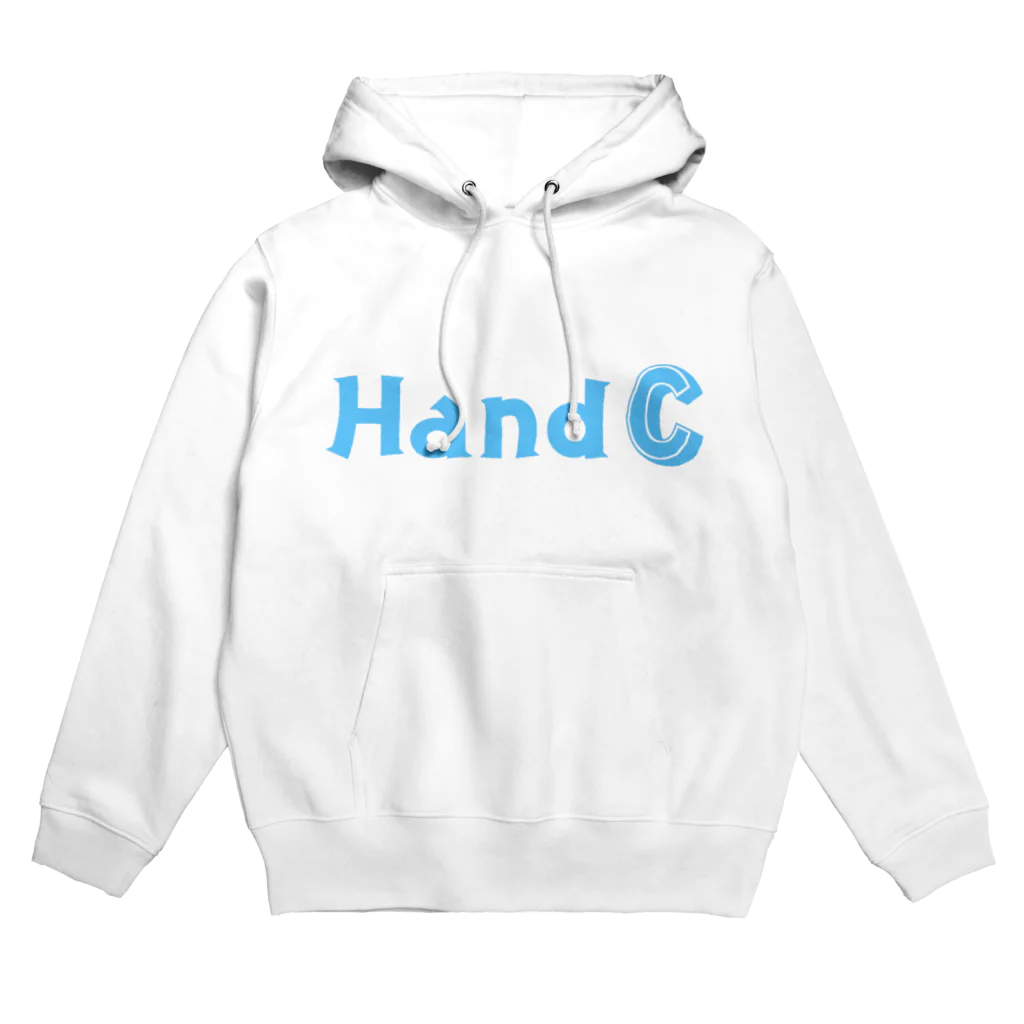 HandC のHandC  ロゴ 水色 후디