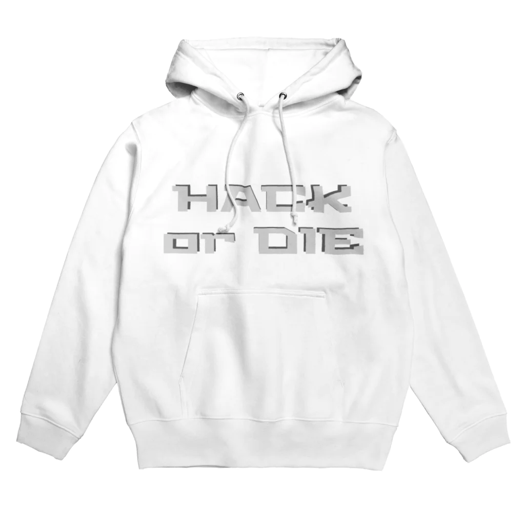 野良ハックチームのHACK or DIE パーカー