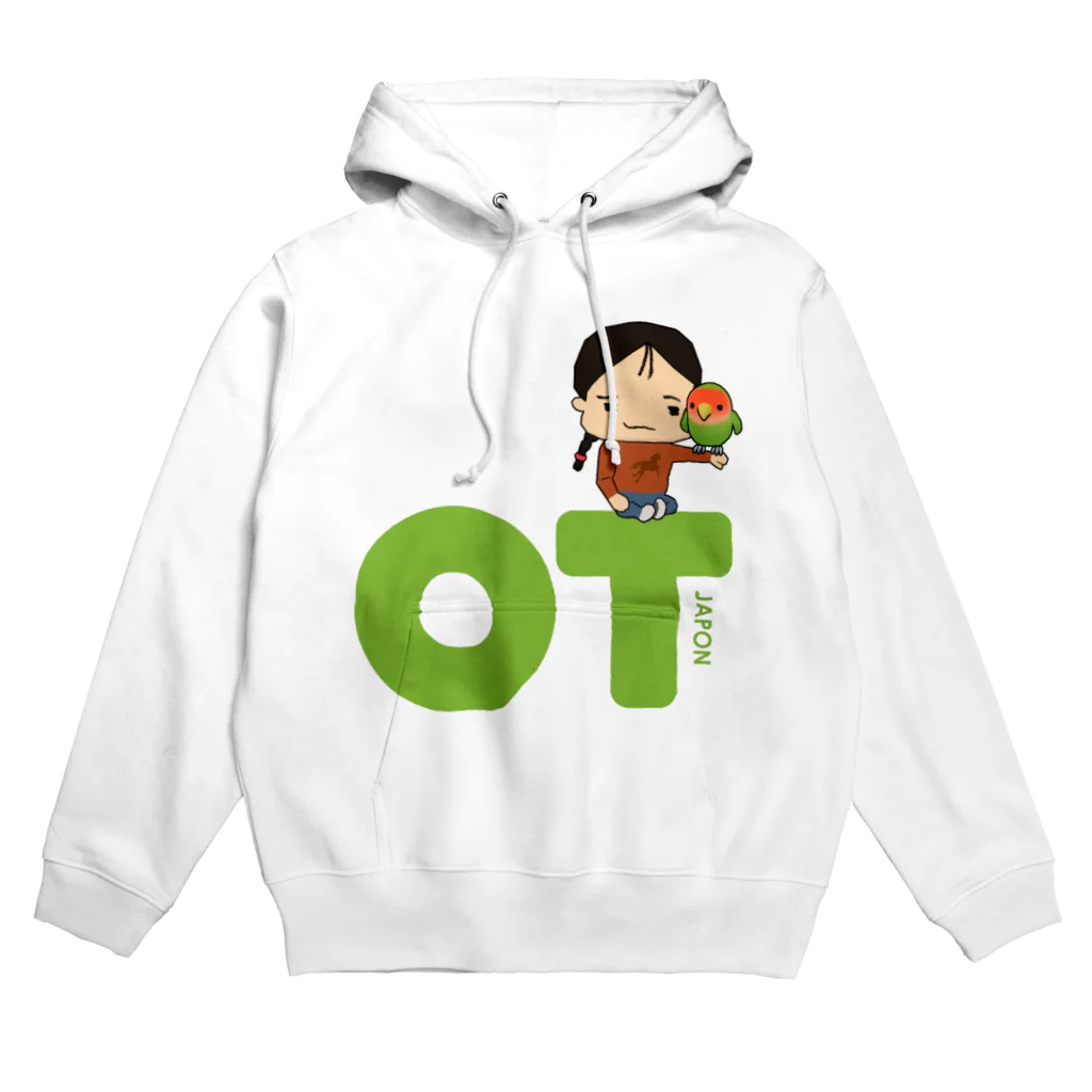 OTJAPONのOTJAPONのシュプとヲタッチとグリーンロゴ Hoodie