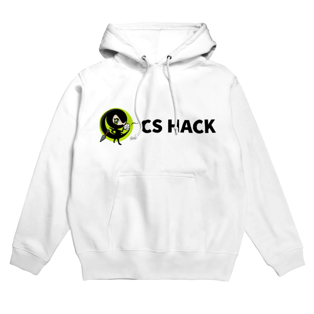 CSHACKのCS HACK 横ロゴ パーカー