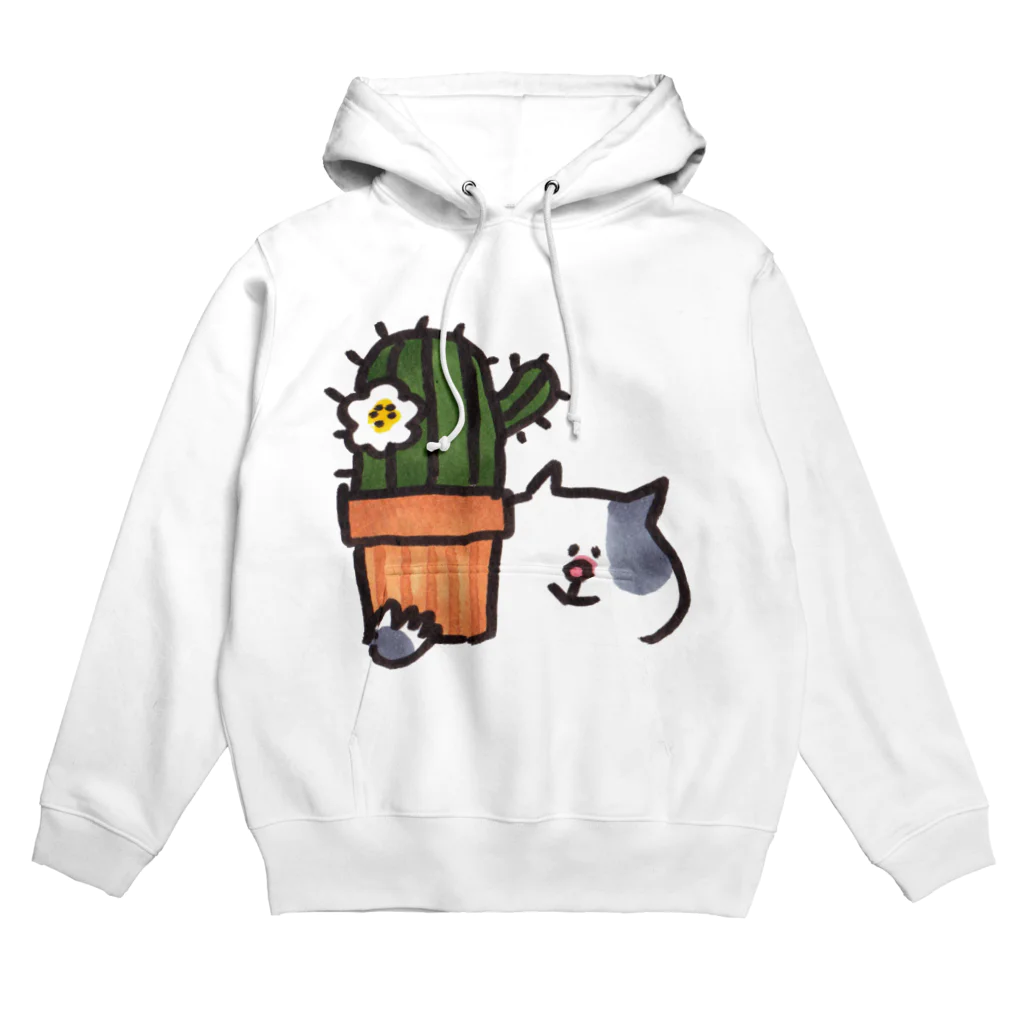 ゆきんこのサボテンとねこ Hoodie