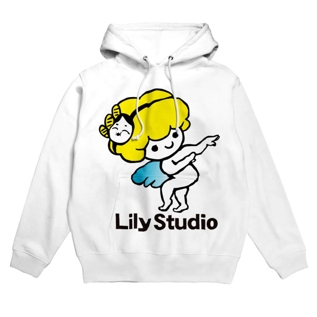 LILY STUDIOの招福の舞チーズ天使 Hoodie