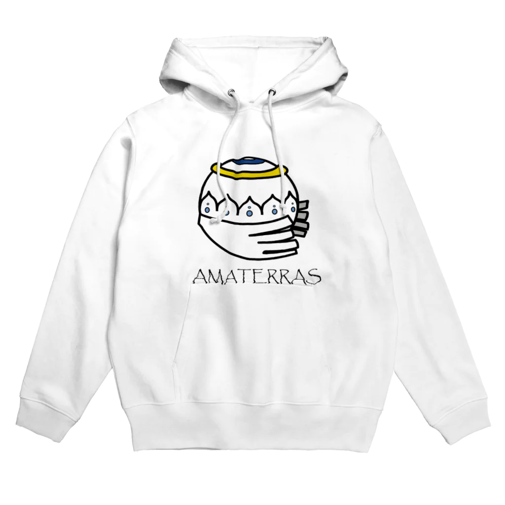 えだまめたろうのAMATERRAS with letters. Hoodie