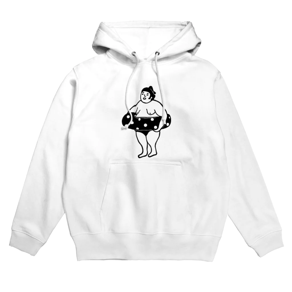 RiraRiraはんこの浮き輪のおすもうさん Hoodie