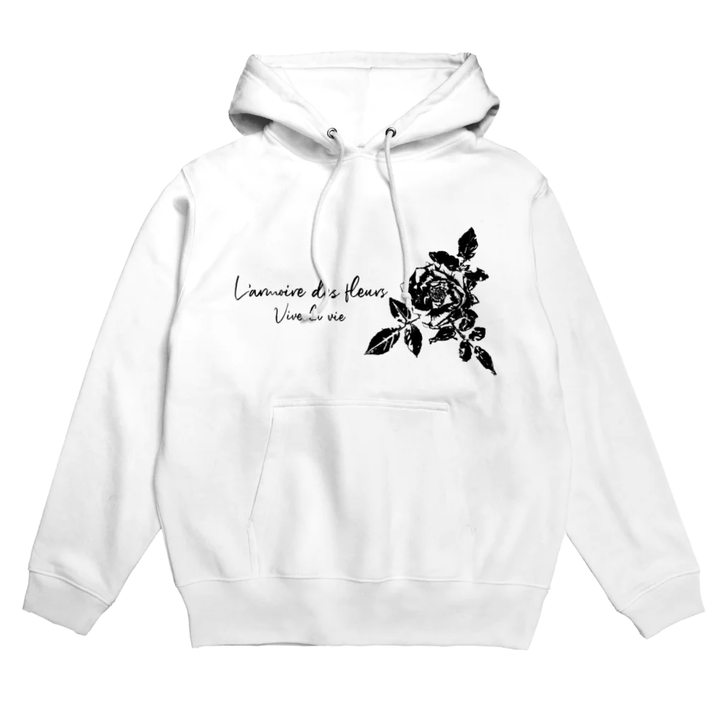 L'armoire des fleursの【Vive la vie】Rose Hoodie