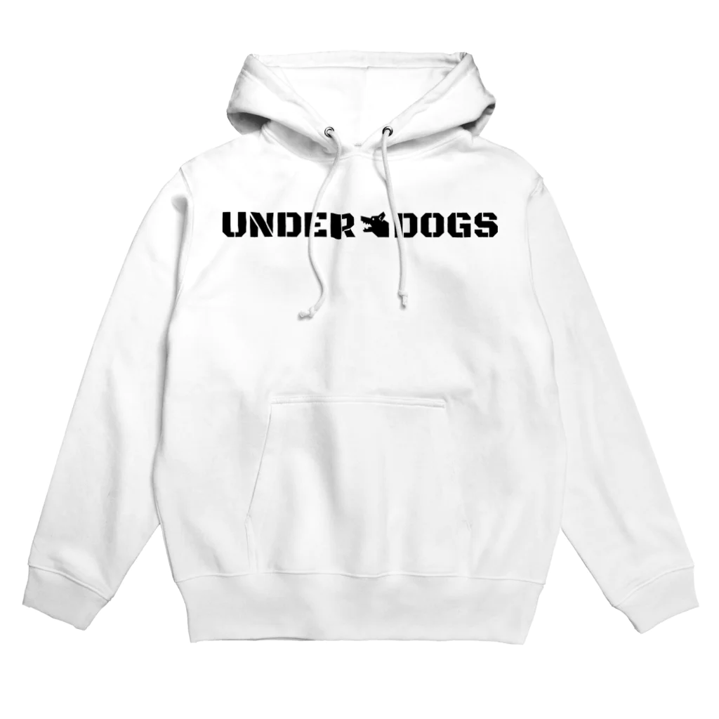 でぃのる NEWSTATE MOBILE 公式パートナーのUNDER DOGS ロゴ Hoodie