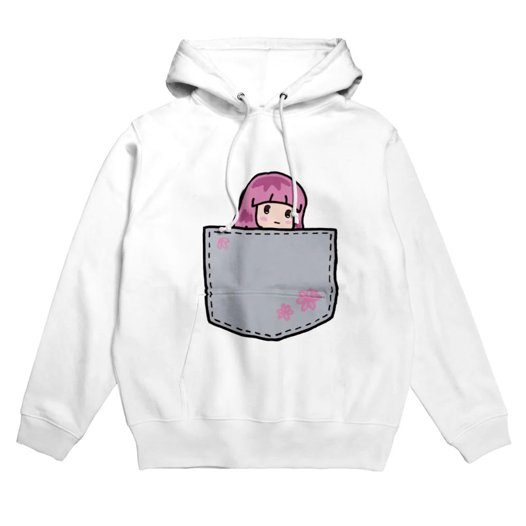 うっかおりんのすん顔女子(おかっぱ) Hoodie