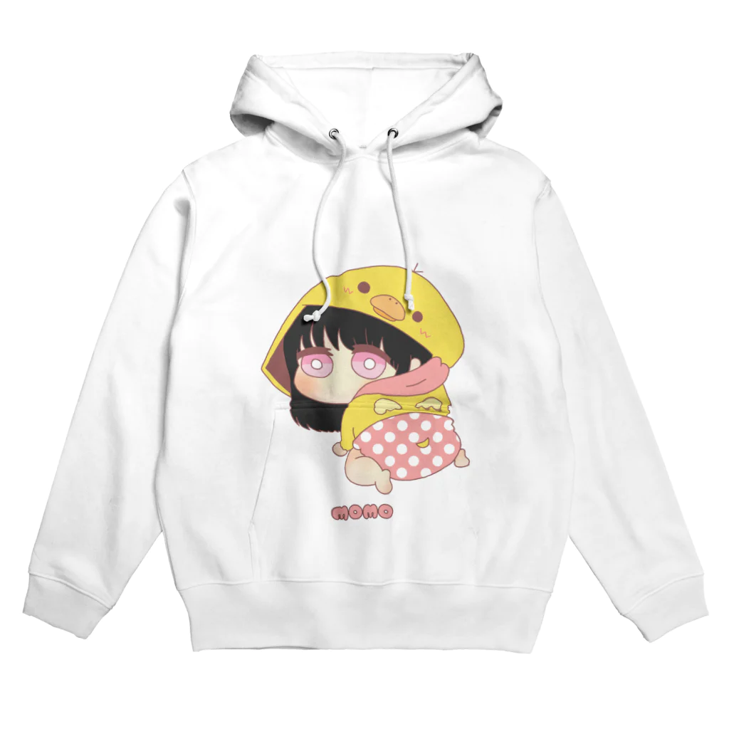 TJFB公式のモモ 着ぐるみキャラ Hoodie