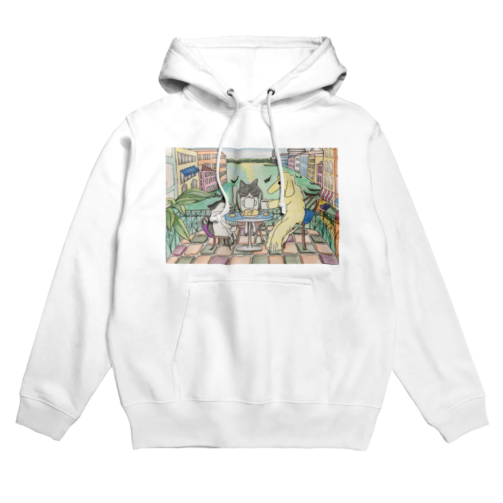 ねこのしっぽのベネツィアンアフターヌーンティー Hoodie