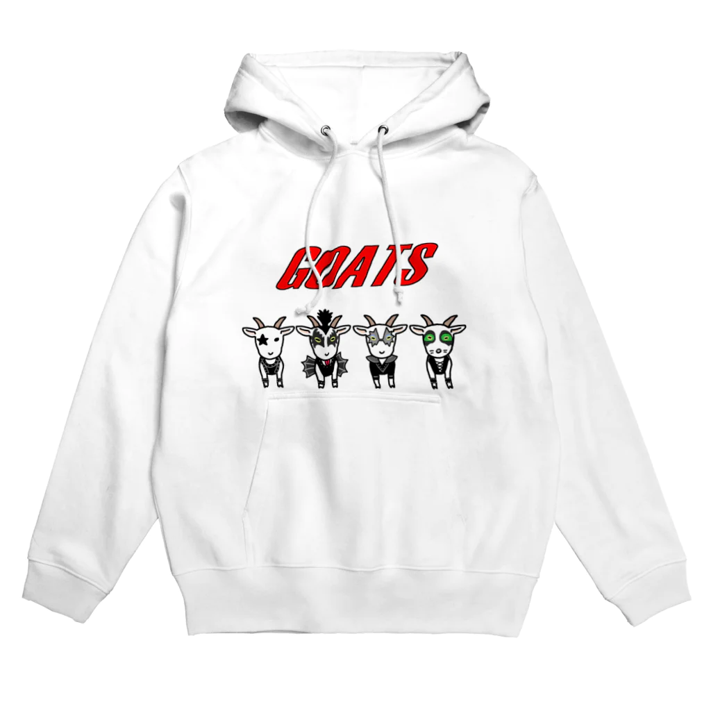 まめつぶのGoats Hoodie