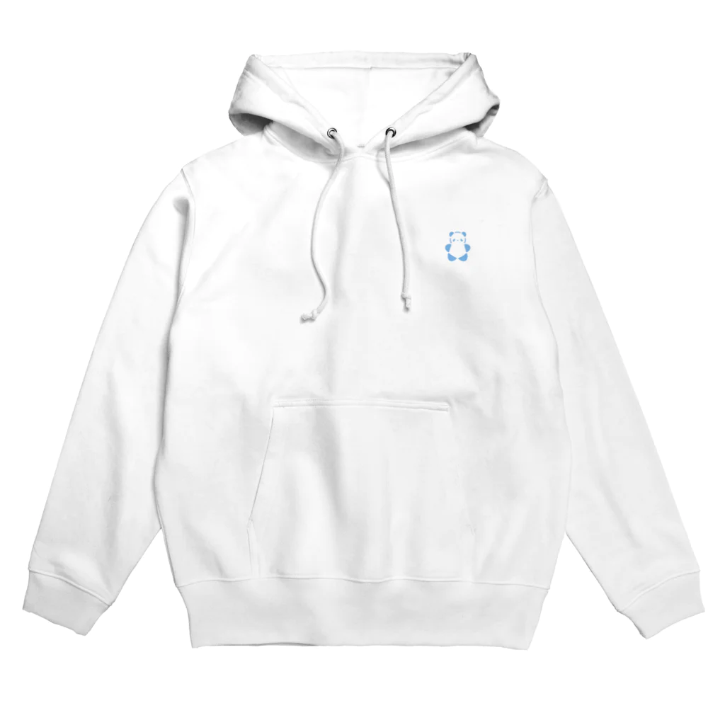 SIRO%(しろぱーせんと)のSIROPANDAワンポイント（Blue） Hoodie