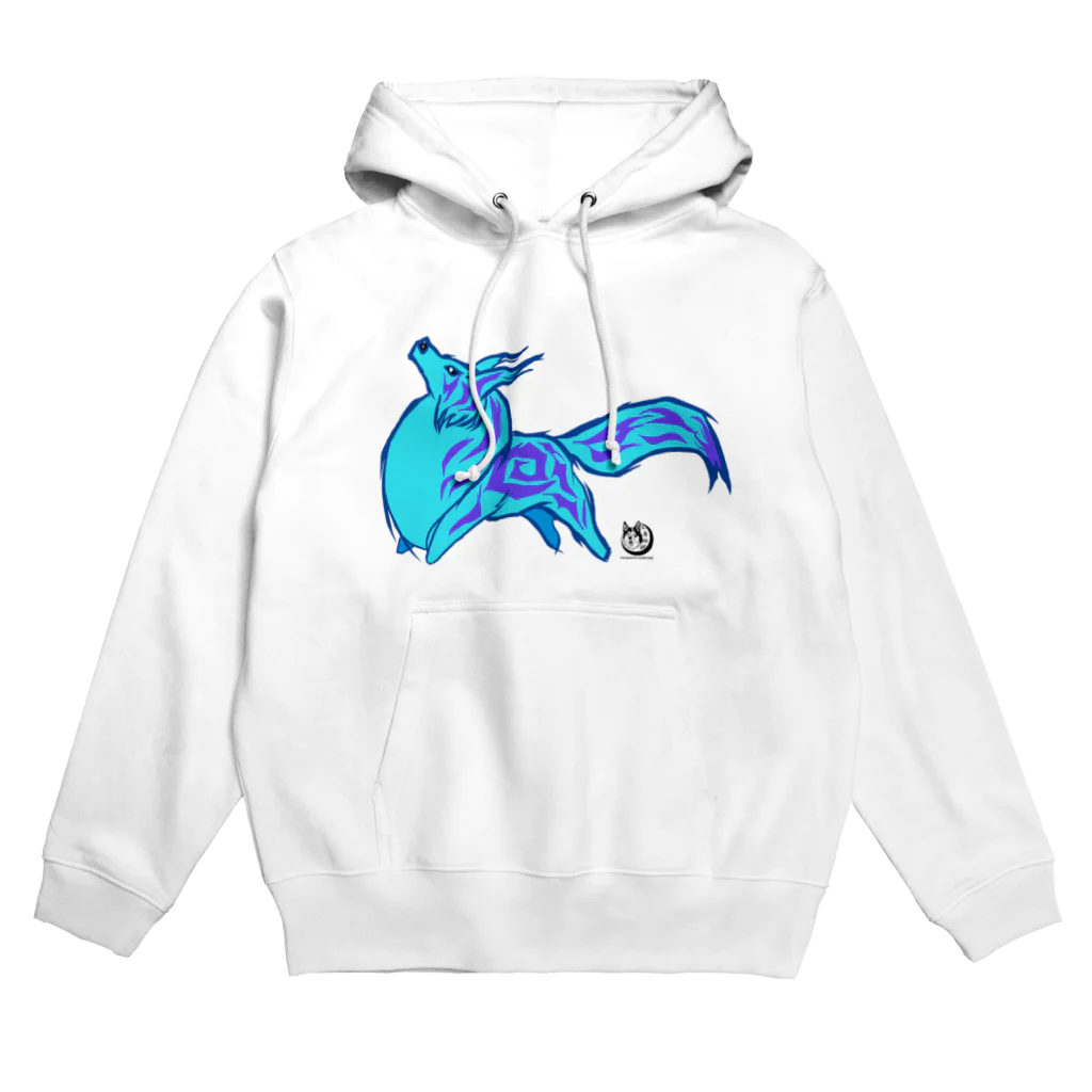 工房斑狼の青い幻獣 Hoodie