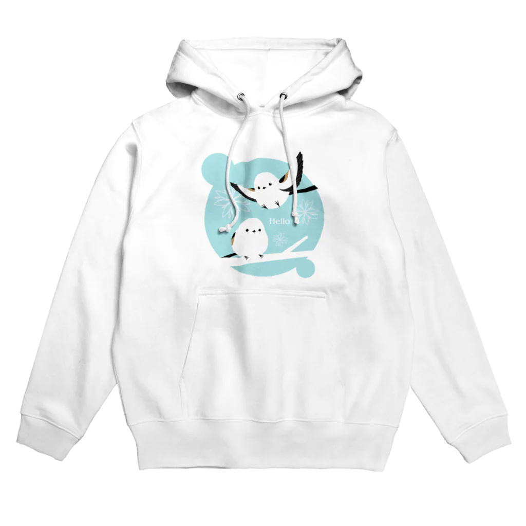 tsukiotoの2匹のシマエナガ Hoodie