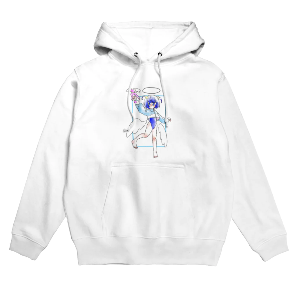 尻魔神のスク水天使ちゃん Hoodie