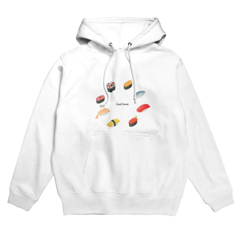 お寿司屋さんの第８回お寿司サミットグッズ Hoodie