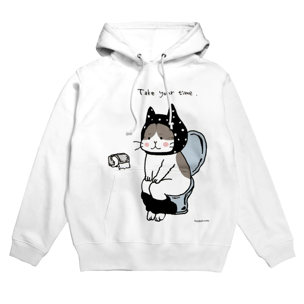 ほっかむねこ屋（アトリエほっかむ）のトイレねこ　黒 Hoodie