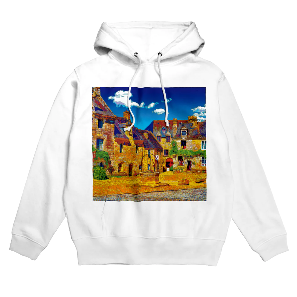 GALLERY misutawoのフランス ロクロナンの街角 Hoodie