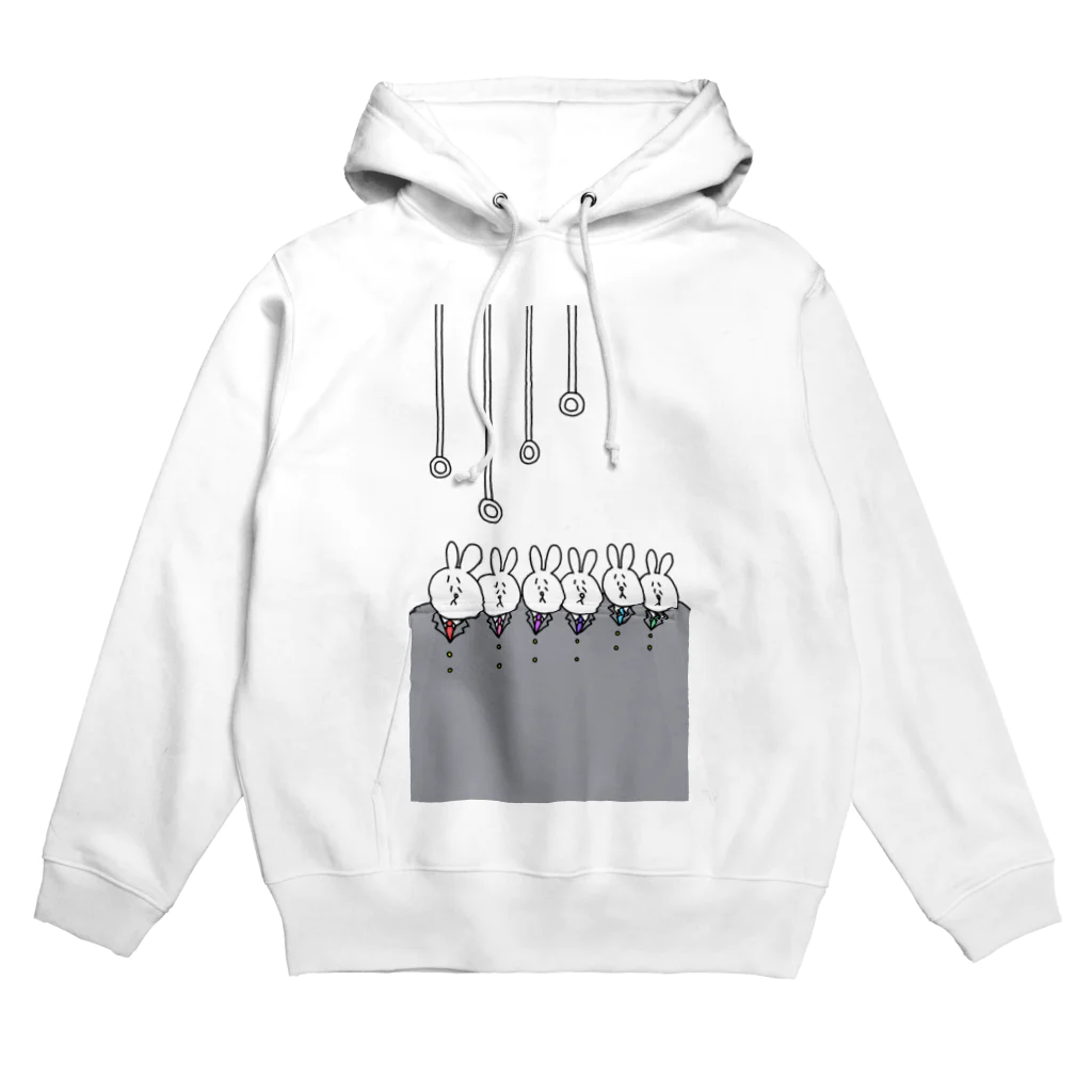 sakuの就職をしたうさぎ Hoodie