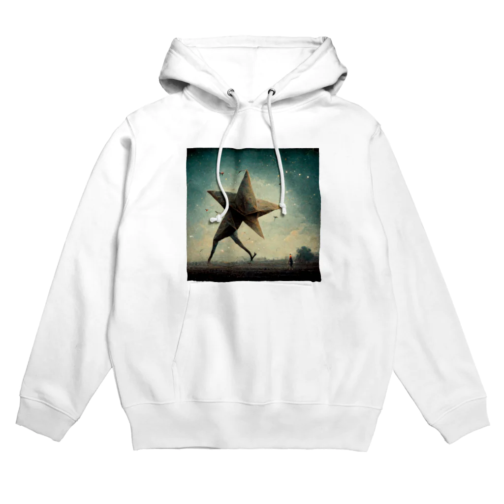 Kusshieの歩く星の人 Hoodie