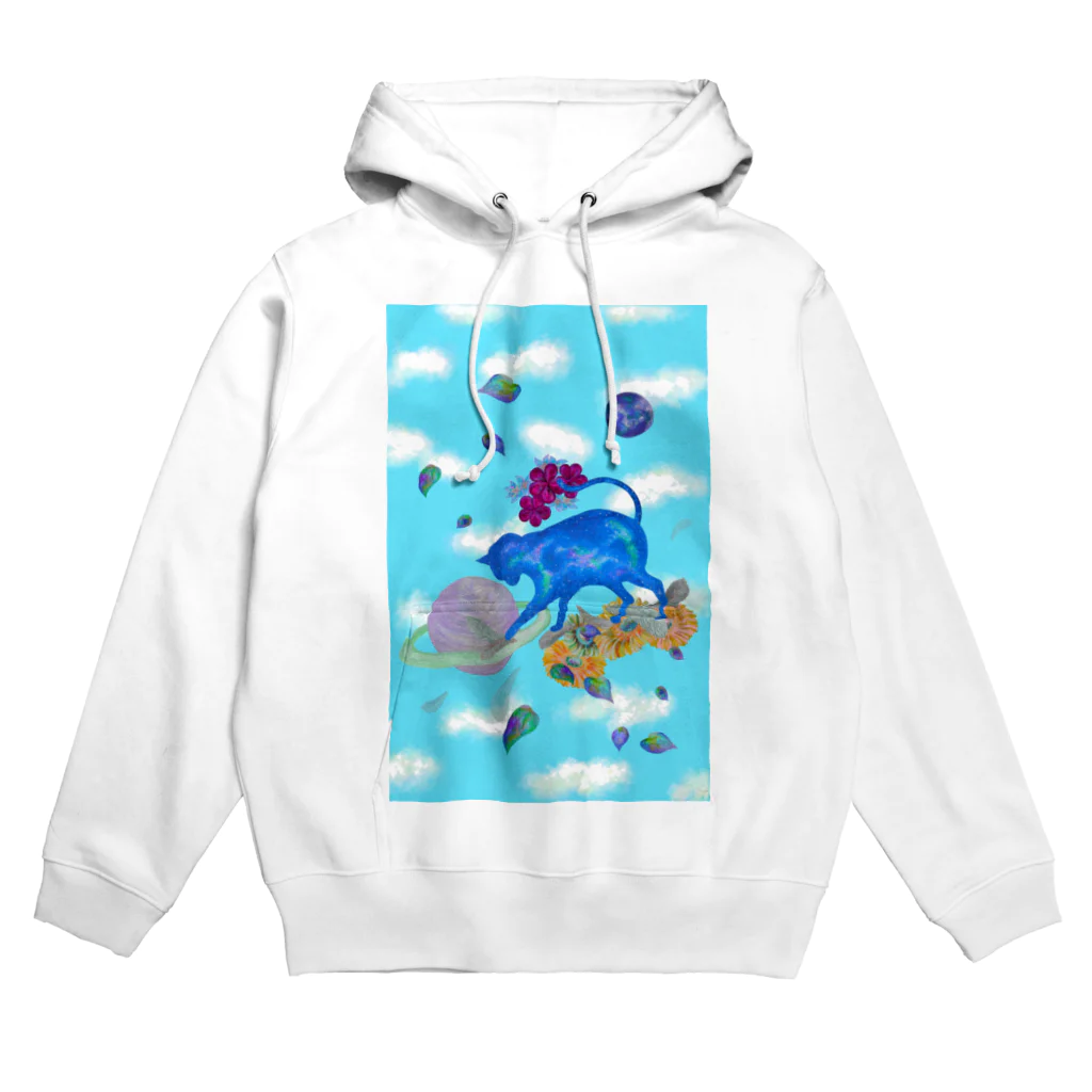 char pottery の宇宙ねこ Hoodie