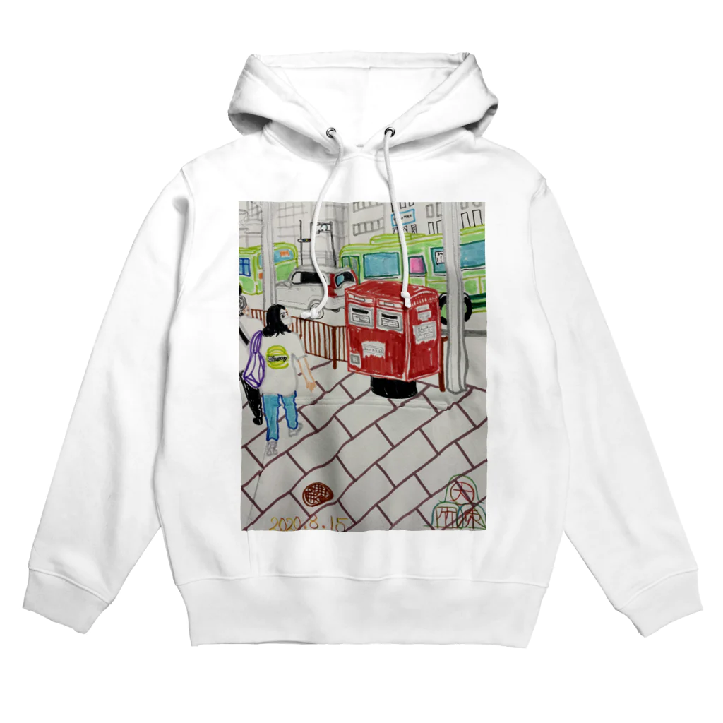 エド・ワード【江戸鉾の愛殿原】。の赤ポスト📮四条河原町 Hoodie